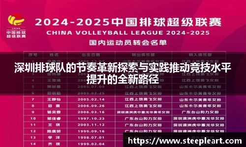 深圳排球队的节奏革新探索与实践推动竞技水平提升的全新路径